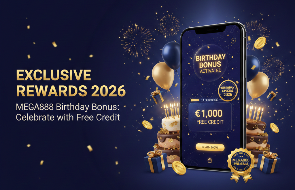 Celebrate Your Special Day with Free Credit Mega888 Birthday Bonus Celebration